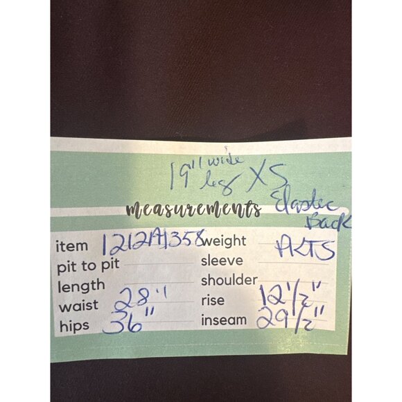 2/$30 ZARA Womens XS Brown Elastic Waist Straight Leg Pants - Picture 13 of 14